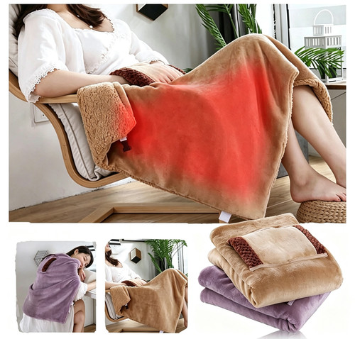 Electric heated throw blanket - heated,
