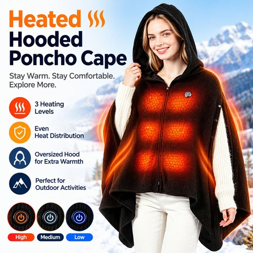 Usb heated blanket shawl - usb,