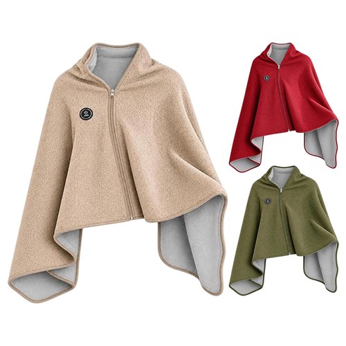 Usb heated shawl wrap blanket - shawl,