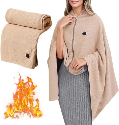 Wearable warm shawl poncho - wearable,