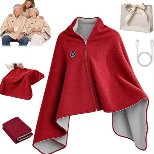 Electric heated shawl - shawl, usb