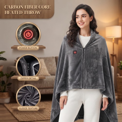 Portable electric shawl - portable,