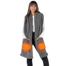 Teddy Fleece Scarf Heated Long