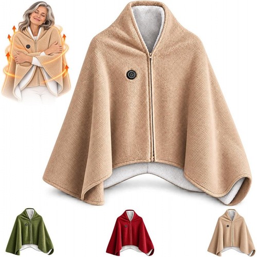 Wearable usb heated - heated, poncho