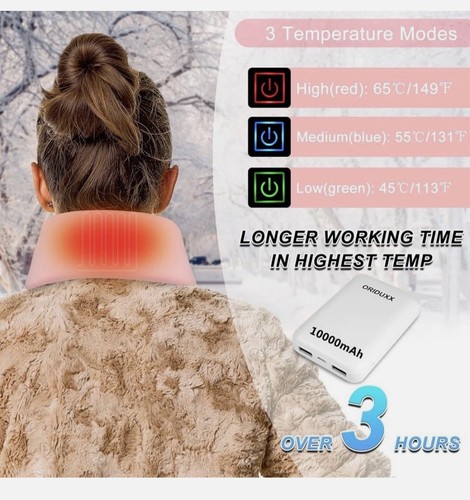 Heated scarf shawl usb - shawl,