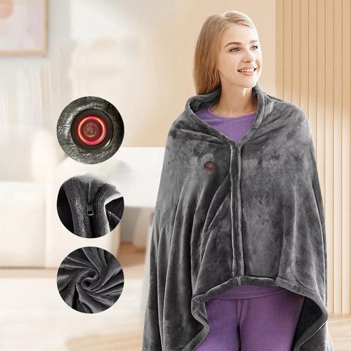 Portable heated shawl - portable,
