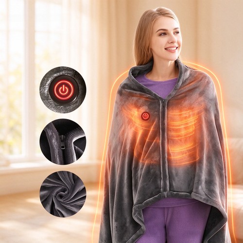 Electric heated shawl - electric,