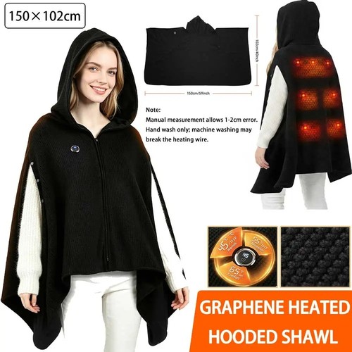 Heated shawl wearable - shawl,