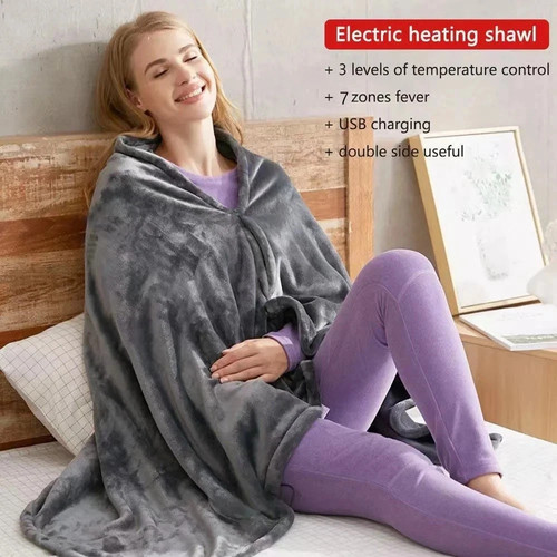Usb electric heated shawl - heated,
