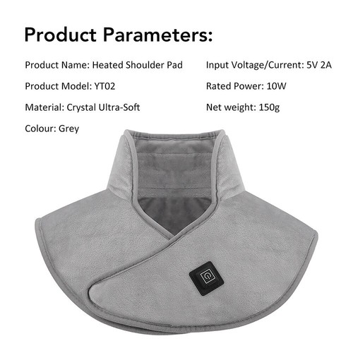 Heated shawl electric warming - heated,
