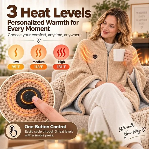 2027 upgrade heated shawl - 2027,