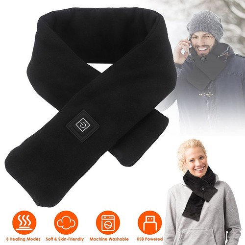 Usb heated scarf winter - heated,