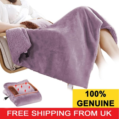 Electric heated throw over - throw,