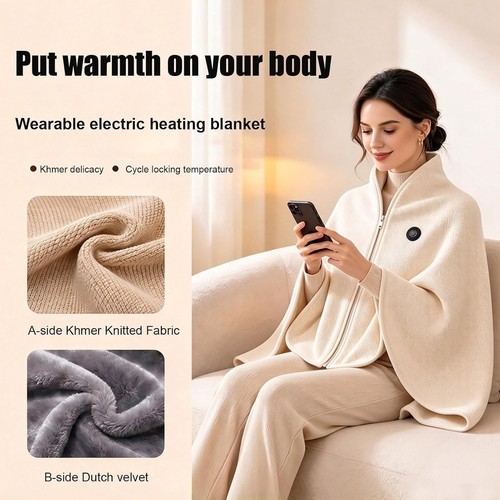 Electric heated shawl - shawl, usb