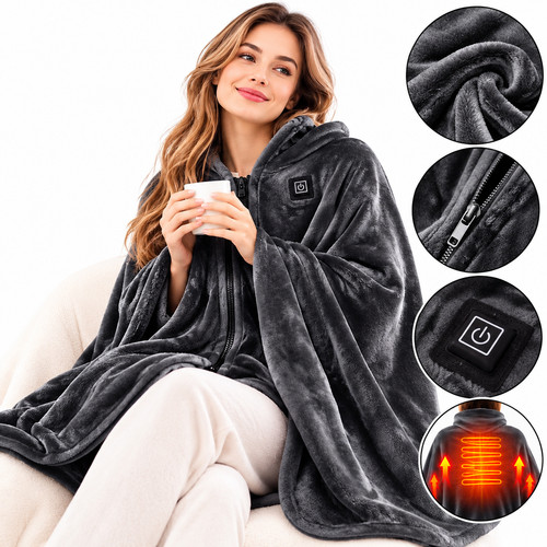 Electric heated shawl usb - electric,
