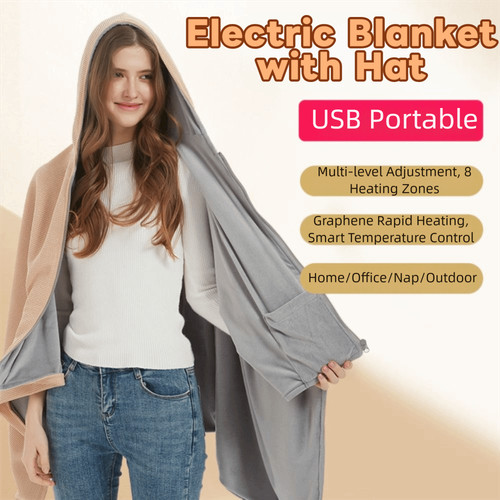 Electric usb heated shawl - electric,
