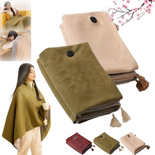 Portable heated shawl - portable,