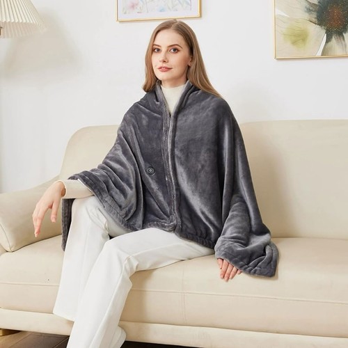 Electric heated shawl - electric,