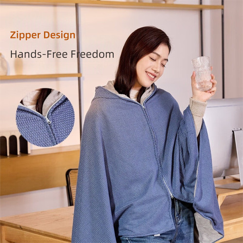Wearable warm shawl washable - shawl,