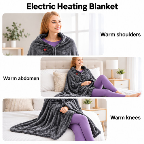 Electric heated blanket - heated,