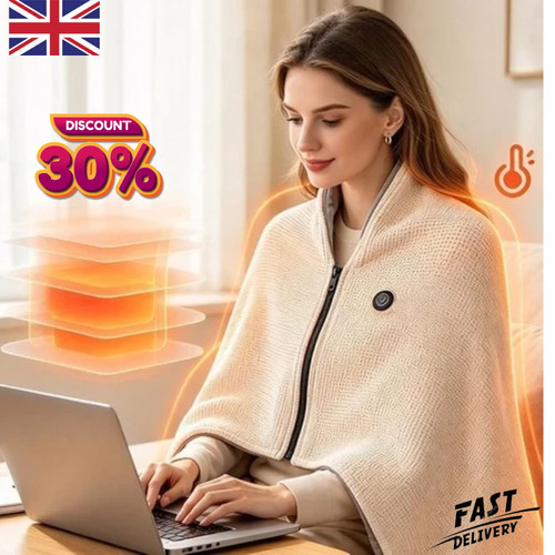 Electric heated shawl - electric, usb