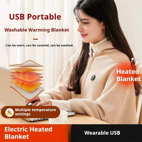 Electric usb heating shawl - usb,