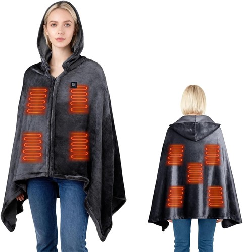 Usb heated shawl blanket - heated,