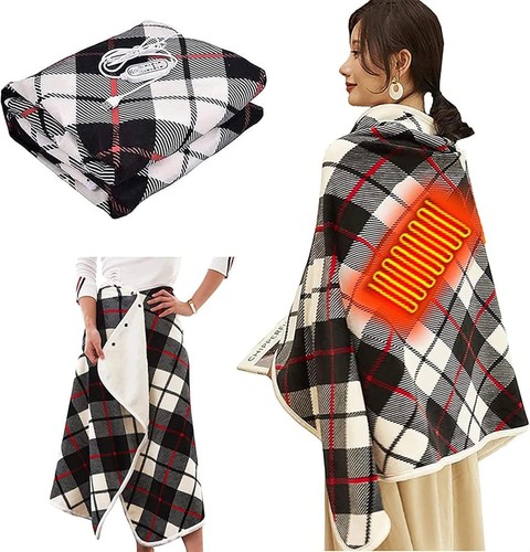 Electric heated throw blanket - throw,